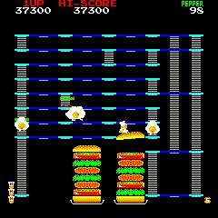 Snapshot of Burger Time (Set 1)