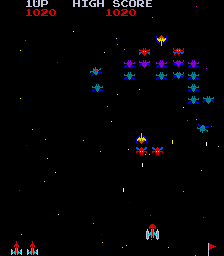 Snapshot of Galaxian (Namco, Set 1)