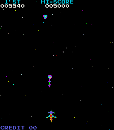 Snapshot of Moon Cresta (Galaxian Hardware) [bl]