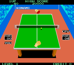 Snapshot of Konami's Ping-Pong