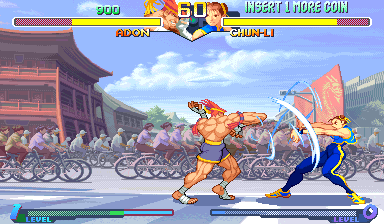 Snapshot of Street Fighter Alpha 2 (Euro 960229)