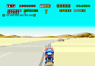 Snapshot of Super Hang-On (sitdown-upright) (unprotected)