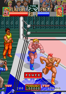 Snapshot of Wrestle War (set 3, World) (8751 317-0103)